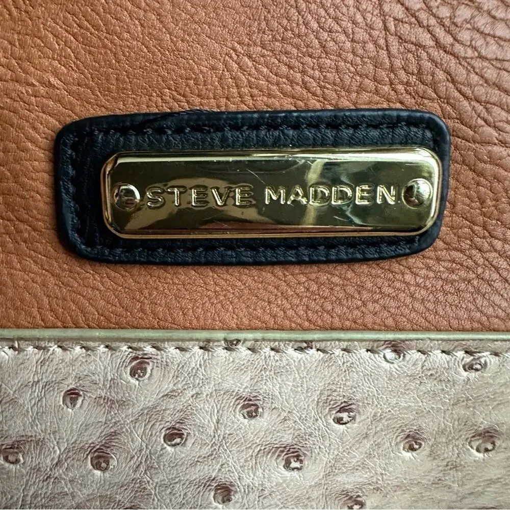 Steve Madden Envelope Clutch Faux Leather Purse